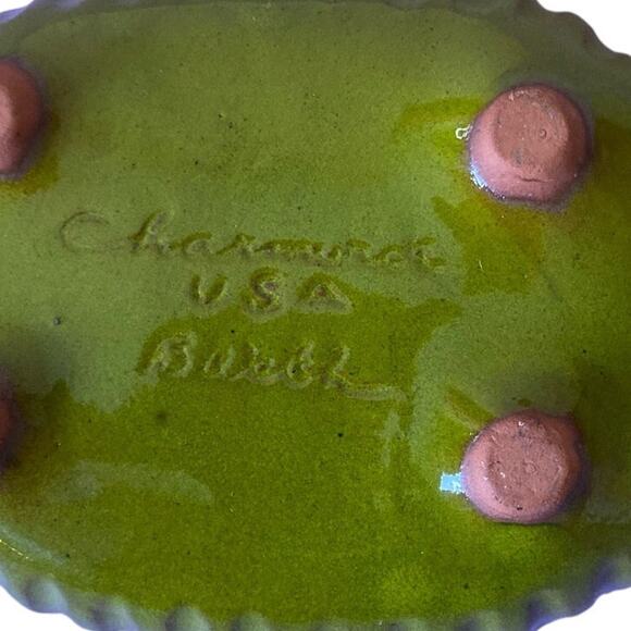 Mid Century Modern Charmouth 60's Ash Tray Trinket Dish 6"L x 4"W - Picture 7 of 12